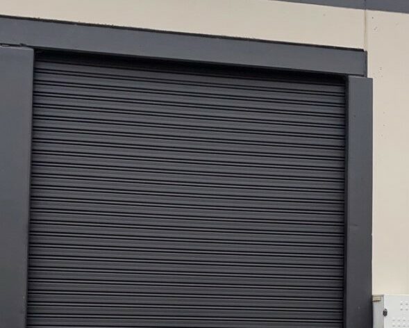 Commercial roller shutter repairs outside view